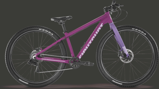 Eightshot COADY 27.5 SL DISC violet plat, vélo enfant 27,5 pouces à freins à disque, vue de profil