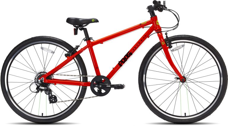 Frog Bikes Frog 69, vélo enfant à cintre plat en 26 pouces à cadre aluminium, vue de profil
