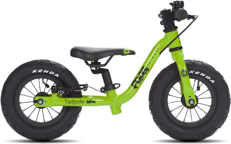Frog Bikes Tadpole Mini, draisienne enfant en aluminium à roues de 10 pouces, vue de profil