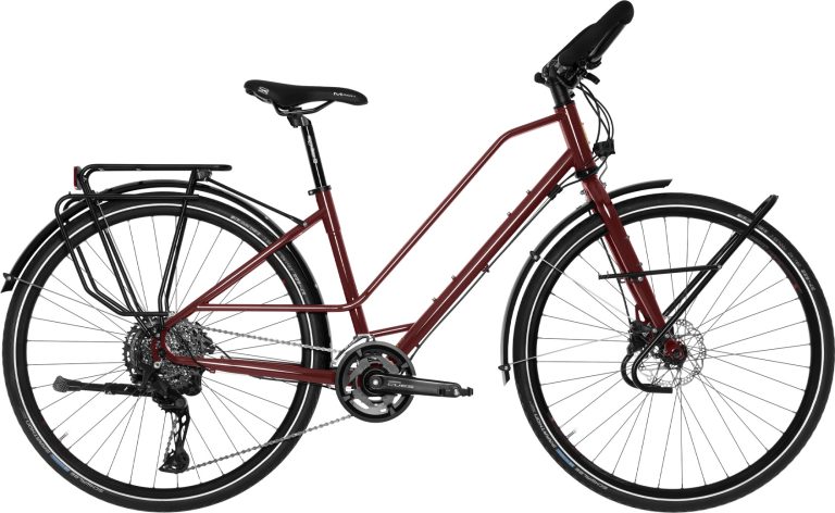 Histoire Bike Grande Globe-Trotteuse Expédition 28, randonneuse acier à moyeu dynamo, vue de profil