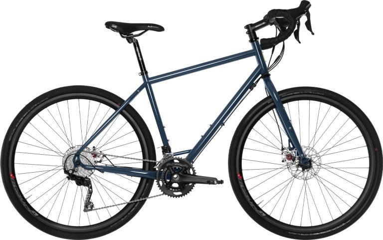 Histoire Bike Randonneuse Tout Terrain, gravel en acier Chromoly, vue de profil