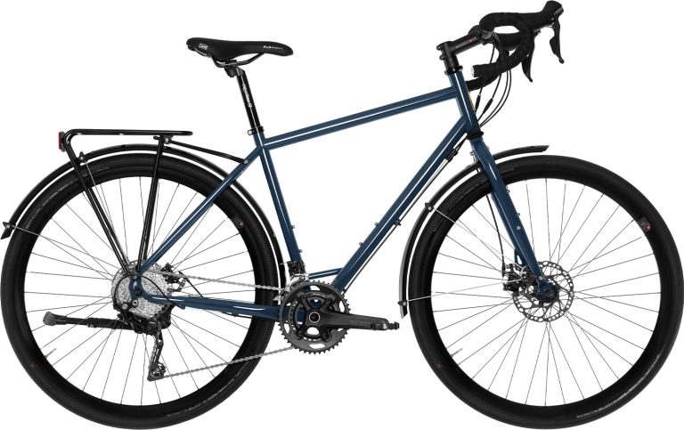 Histoire Bike Randonneuse Tout Terrain Classique, gravel acier de randonnée, vue de profil