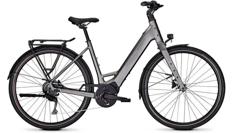 Kalkhoff Endeavour 18 Trapez 2024, vélo de trekking à cadre incliné, vue de profil