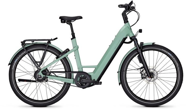 Kalkhoff Image 3 Excite BLX 2024, vélo de trekking à courroie et cadre Diamond, vue de profil