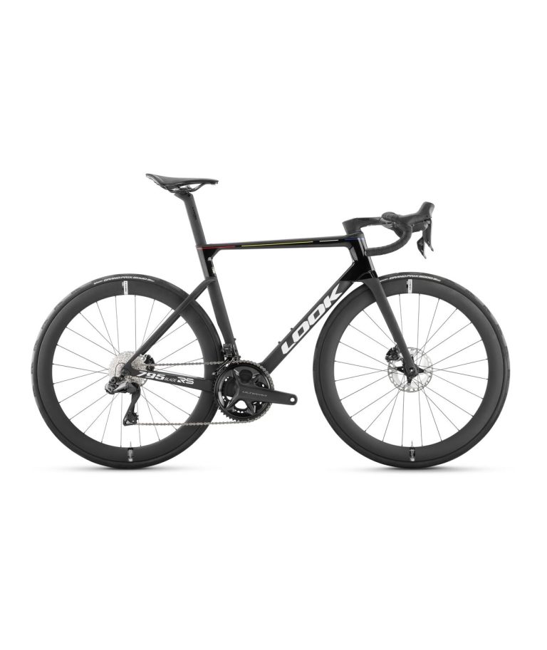 Look 795 Blade 2 RS Pro Team Black Satin, vélo aéro carbone Ultegra Di2, vue de profil