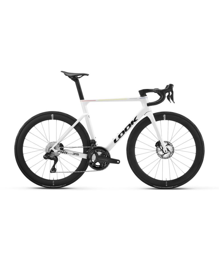 Look 795 Blade 2 RS Pro Team White Glossy, vélo de route aéro en Ultegra Di2, vue de profil