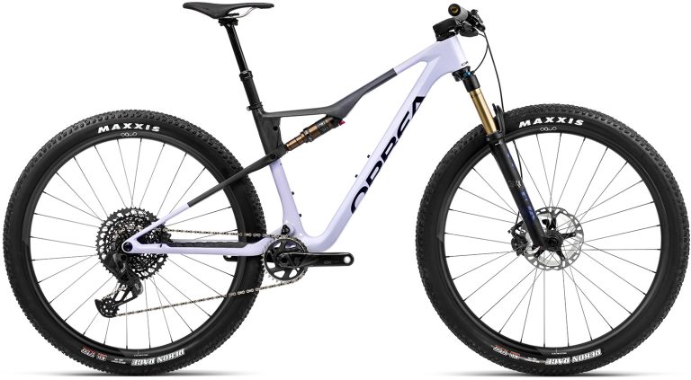 Orbea Oiz M-Pro AXS 2023, VTT de cross-country tout-suspendu carbone, vue de profil