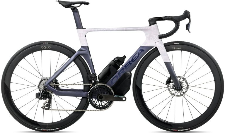 Orbea Orca Aero M21eLTD 2026, vélo de route aérodynamique en carbone à groupe SRAM Force AXS, vue de profil