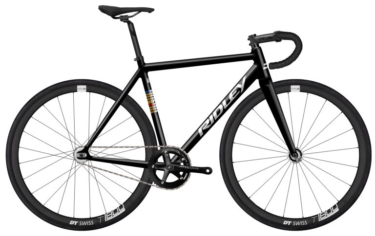 Ridley Arena A Miche Pistard, vélo de piste à pignon fixe et cadre aluminium, vue de profil