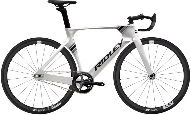 Ridley Omnium Fast Miche Pistard, vélo de piste carbone à pignon fixe, vue de profil
