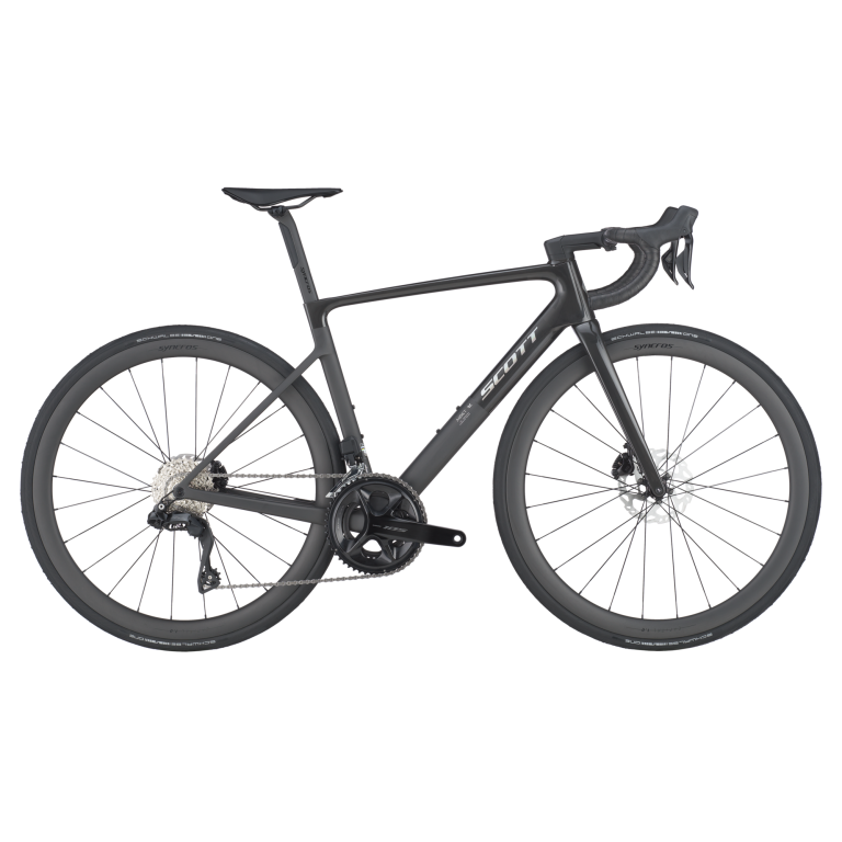 Scott Addict RC 30 2026 carbon black, vélo de route de compétition, vue de profil