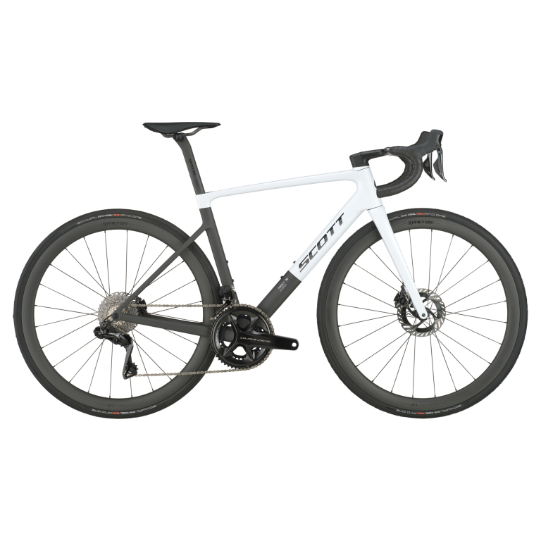 Scott Addict RC Pro 2026, vélo de route de course carbone, cockpit monobloc, vue de profil