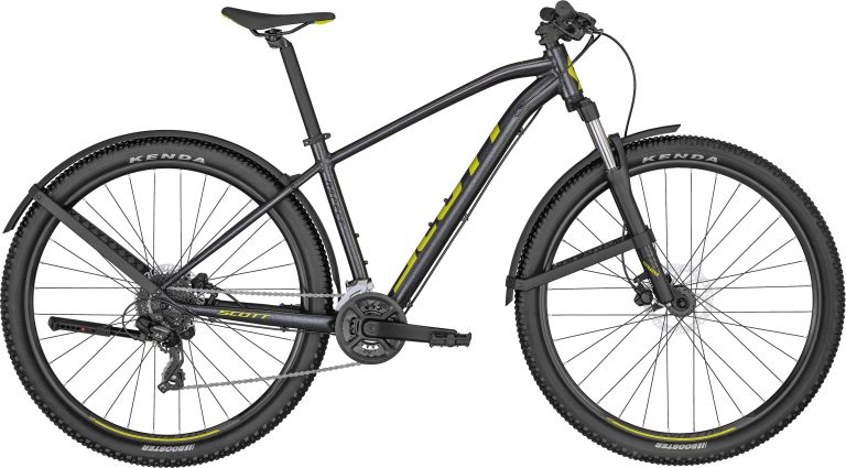 Scott Aspect 760 EQ, VTT semi-rigide équipé en 27,5 pouces, vue de profil