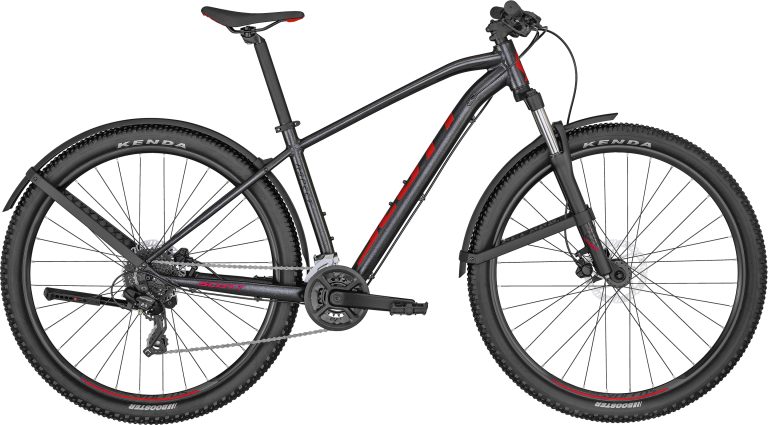 Scott Aspect 760 EQ (KH) 2024, VTT semi-rigide aluminium en 27,5 pouces, vue de profil