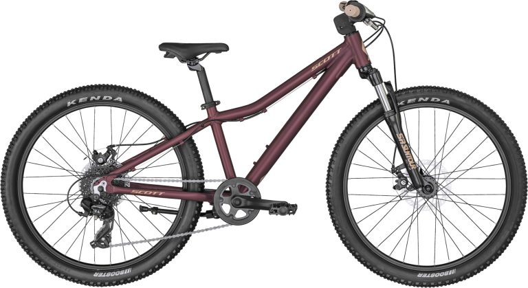Scott Contessa 24 disc 2024, vélo enfant 24 pouces à freins à disque, vue de profil