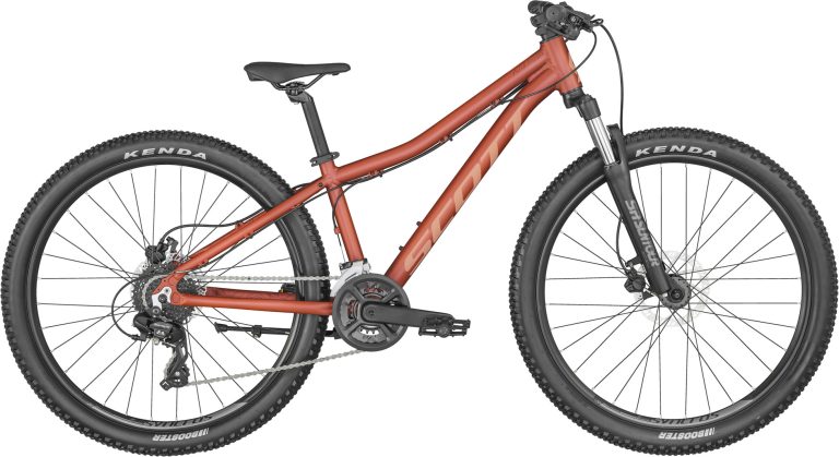 Scott Contessa 26 disc 2025, VTT junior 26 pouces à fourche suspendue, vue de profil