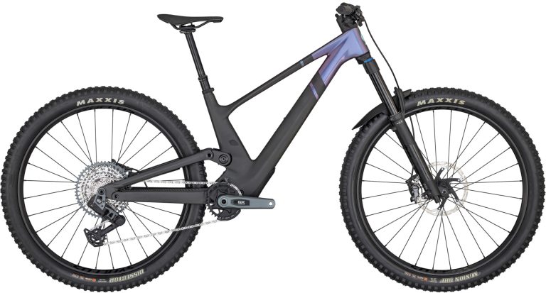 Scott Contessa Genius ST 910 TR TW 2024, VTT enduro carbone tout-suspendu, vue de profil