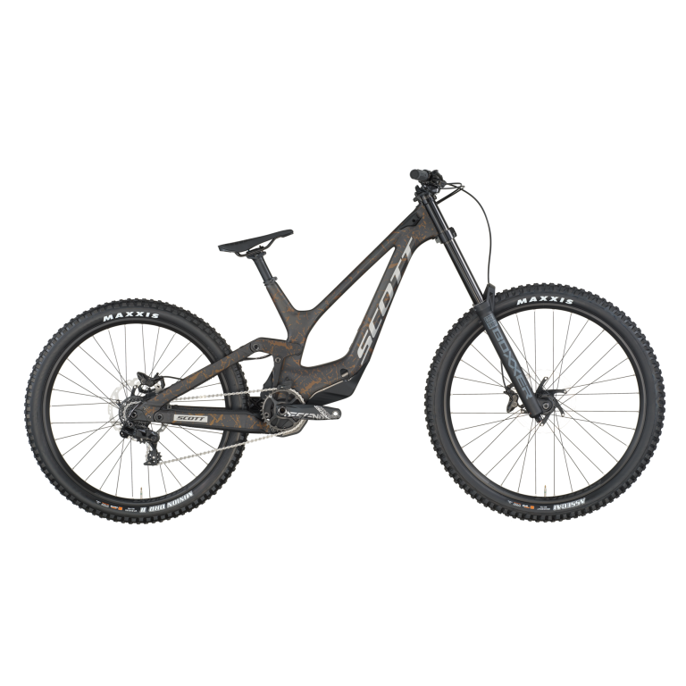 Scott Gambler 10 2026, VTT de descente à cadre carbone et bras oscillant aluminium, vue de profil