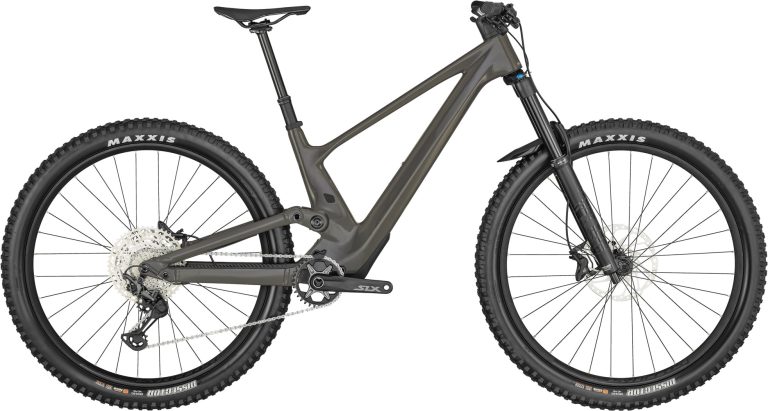 Scott Genius 920 2024, VTT tout-suspendu de trail à cadre carbone, vue de profil