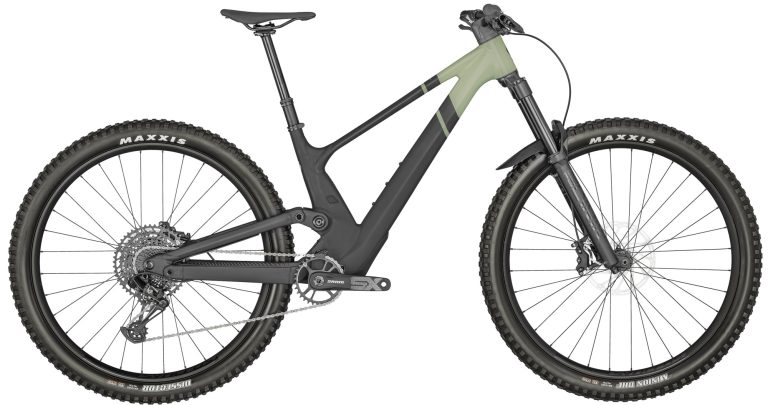 Scott Genius ST 920 2024, VTT tout-suspendu de trail à cadre aluminium, vue de profil