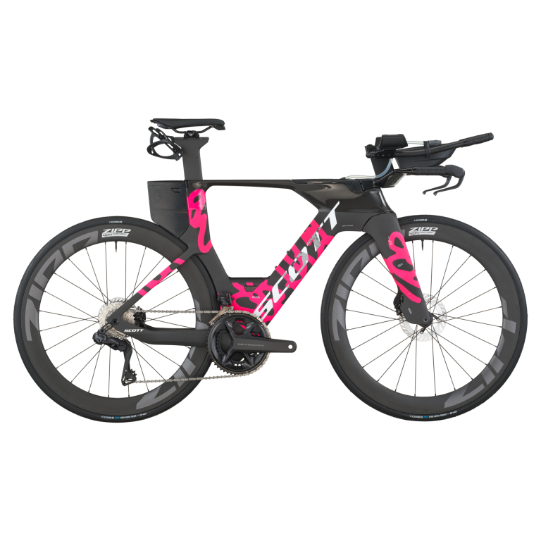 Scott Plasma RC Pro 2026, vélo de contre-la-montre en carbone à prolongateurs, vue de profil