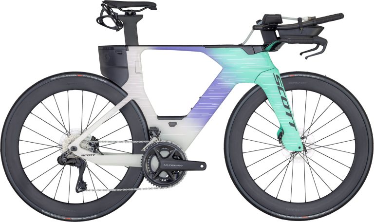Scott Plasma RC Pro 2024, vélo de contre-la-montre carbone à freins à disque, vue de profil