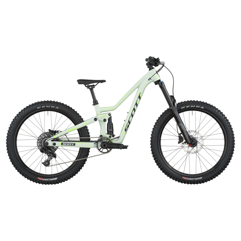 Scott Ransom 400 2026, VTT tout-suspendu enfant 24 pouces coloris beryl green, vue de profil