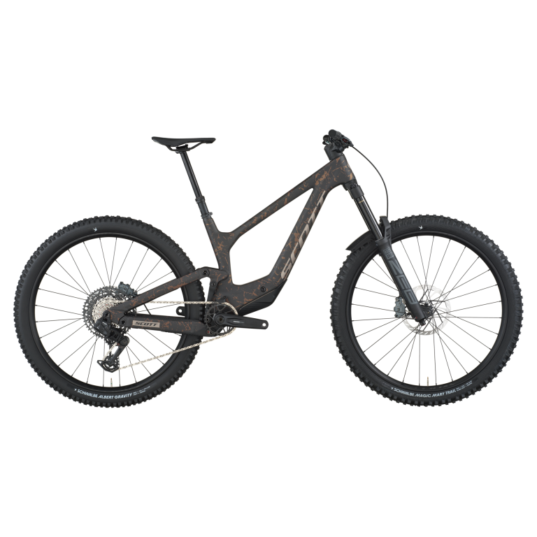 Scott Ransom 910 2026, VTT enduro tout-suspendu carbone et aluminium, vue de profil