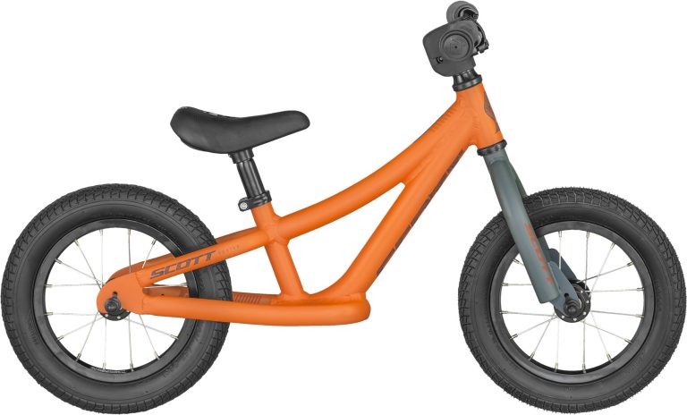 Scott Roxter Walker, draisienne enfant 12 pouces en aluminium coloris Vitamin Orange, vue de profil