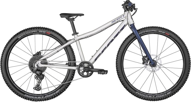 Scott Scale RC 600 Cu 2024, VTT junior 26 pouces à fourche rigide, coloris Alloy Silver
