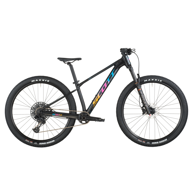 Scott Scale RC 700 2026, VTT junior 27,5 pouces à cadre aluminium noir, vue de profil