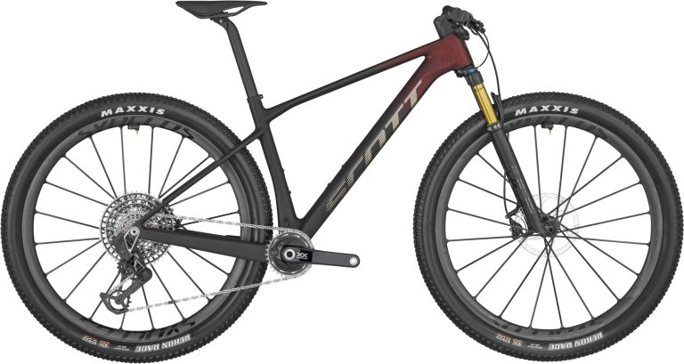 Scott Scale RC SL TR, VTT hardtail de cross-country à cadre carbone et roues carbone, vue de profil