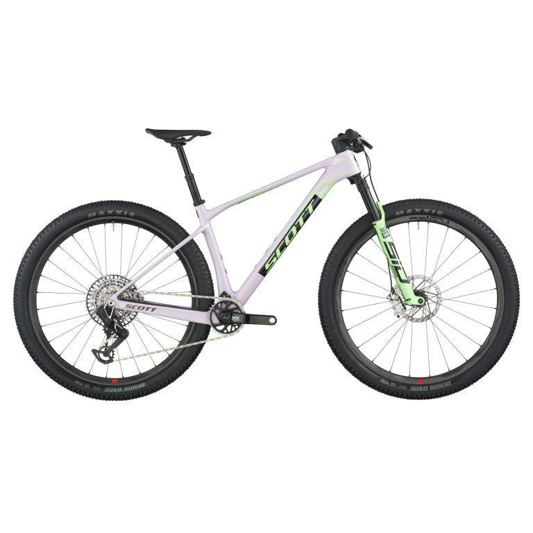 Scott Scale RC World Cup 2026, VTT semi-rigide de cross-country carbone HMX, vue de profil