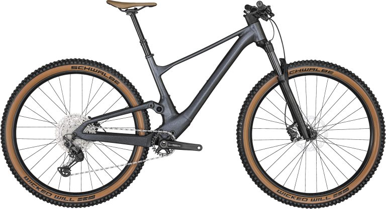 Scott Spark 960 2024, VTT tout-suspendu de cross-country à cadre aluminium, vue de profil