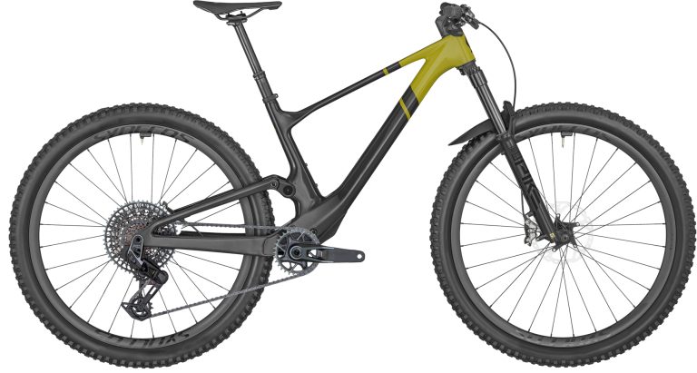 Scott Spark ST 900 Tuned TR 2024, VTT tout-suspendu carbone, vue de profil