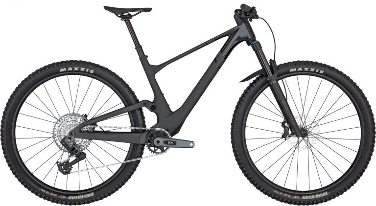 Scott Spark ST 910 TR 2024, VTT tout-suspendu carbone de trail, vue de profil