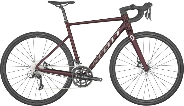 Scott Speedster 30 EU 2024, vélo de route aluminium à fourche carbone, vue de profil