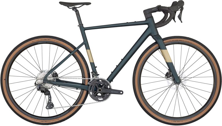 Scott Speedster Gravel 20 millésime 2024, gravel aluminium à groupe Shimano GRX, vue de profil