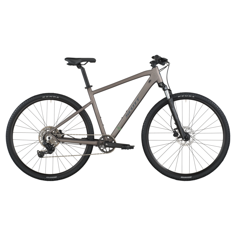 Scott Sub Cross 30 2026, vélo de trekking aluminium coloris sword grey, vue de profil