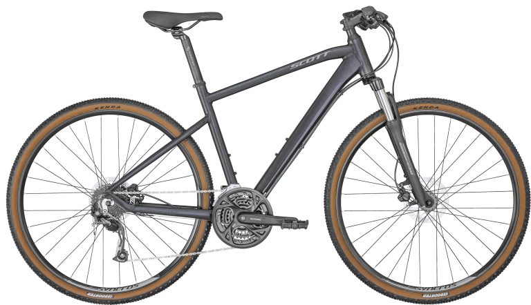 Scott Sub Cross 40 Men, vélo de trekking aluminium à triple plateau et freins à disque, vue de profil