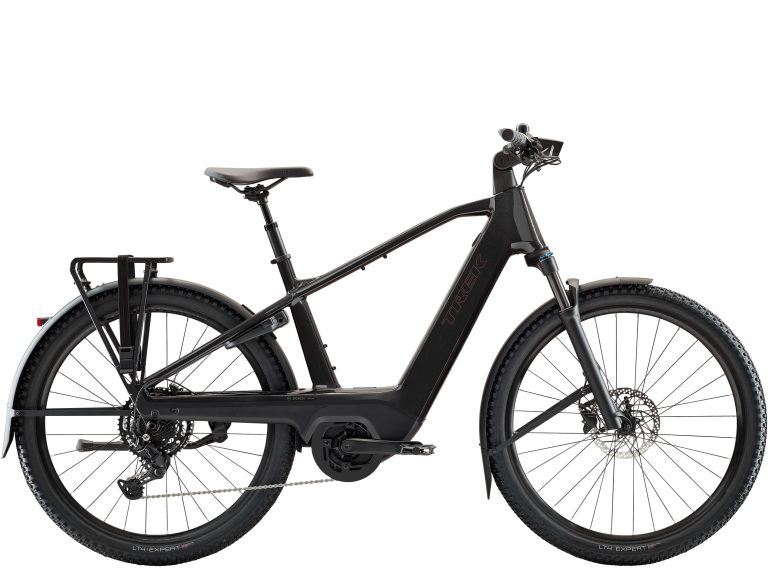 Trek Charter+ 4 Trail 800 Wh 2027, vélo à assistance électrique polyvalent, vue de profil