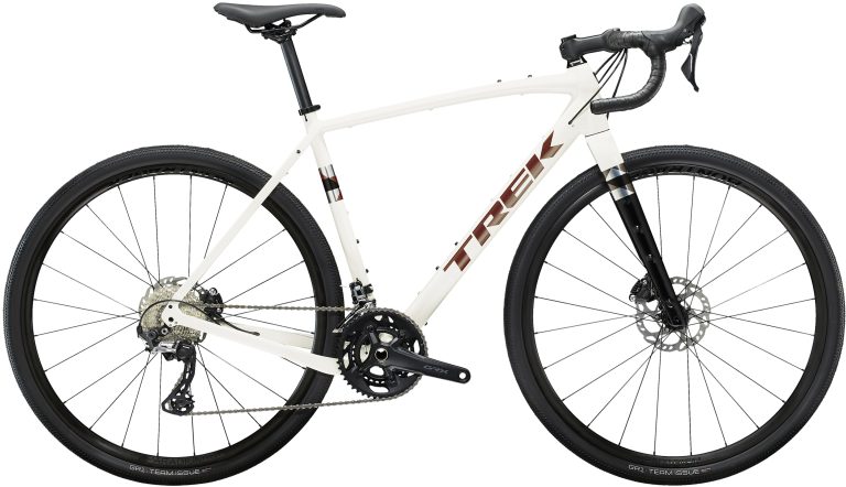Trek Checkpoint ALR 5 2023, gravel aluminium à fourche carbone, vue de profil