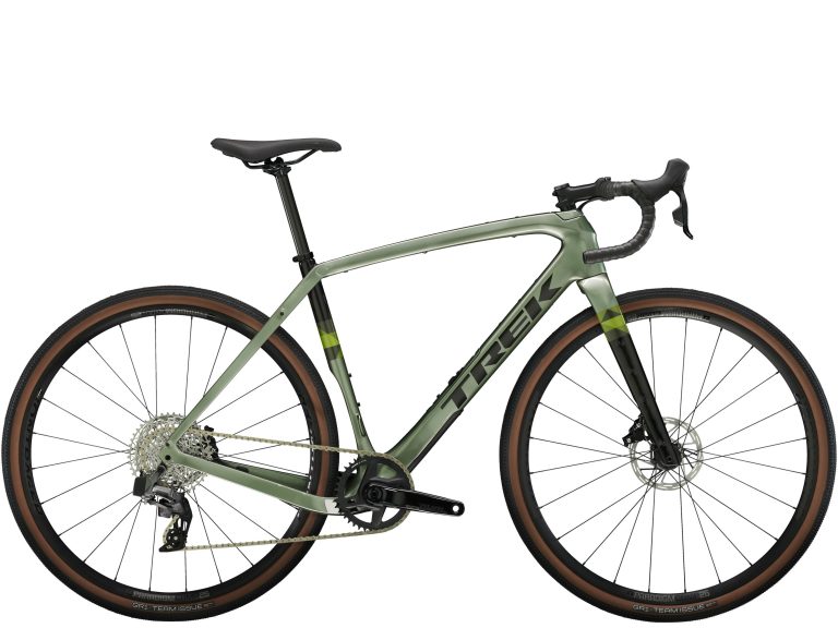 Trek Checkpoint SL 6 AXS 2024, gravel carbone à transmission SRAM Rival eTap AXS, vue de profil