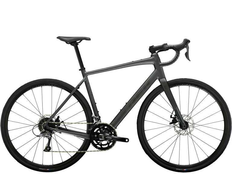 Trek Domane AL 2 4e génération 2024, vélo de route endurance à cadre aluminium, vue de profil