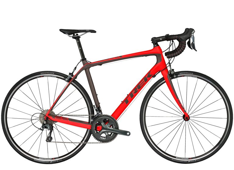 Trek Domane S 4 2017, vélo de route carbone à découplage IsoSpeed, vue de profil