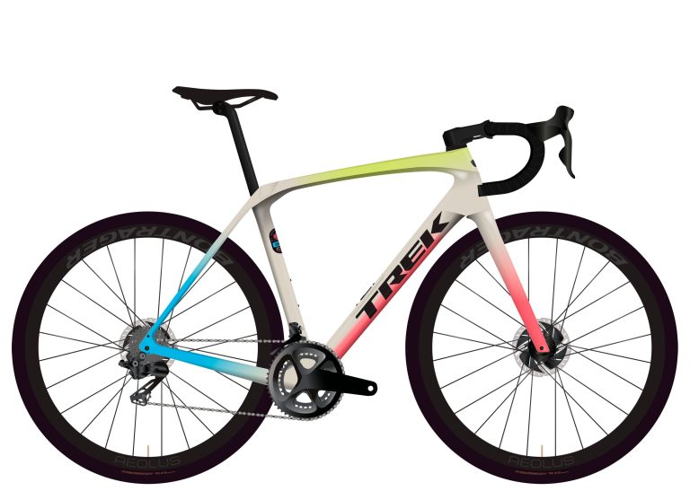 Trek Domane SL 5 4e génération 2026, vélo de route d’endurance carbone, vue de profil