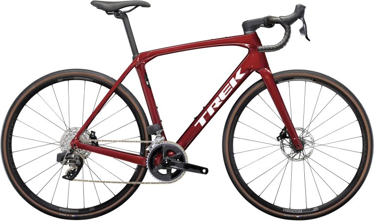 Trek Domane SL 6 eTap 2024, vélo de route d’endurance carbone à groupe sans fil, vue de profil
