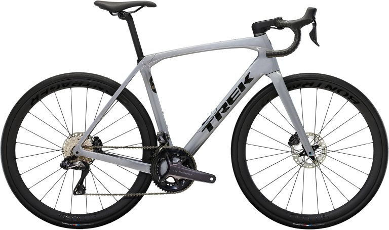 Trek Domane SL 7 2024, vélo de route d’endurance carbone à groupe Di2, vue de profil