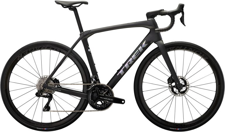 Trek Domane SLR 9 Gen 4 2025, vélo de route carbone d’endurance en huit tailles, vue de profil