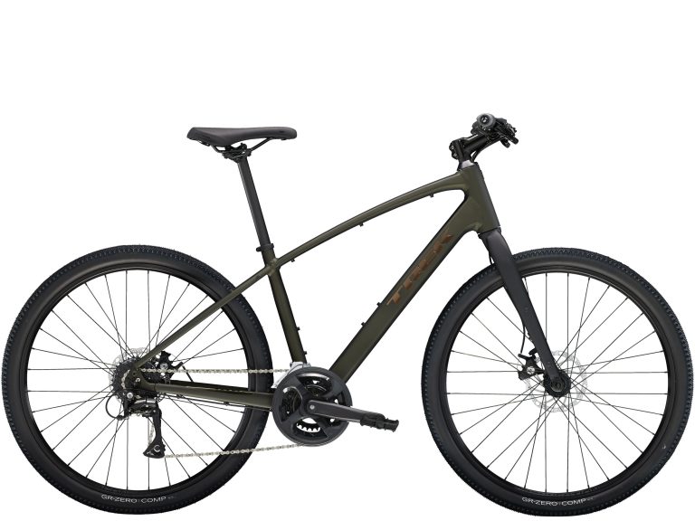 Trek Dual Sport 1 5e génération 2025, vélo polyvalent à cadre aluminium, vue de profil